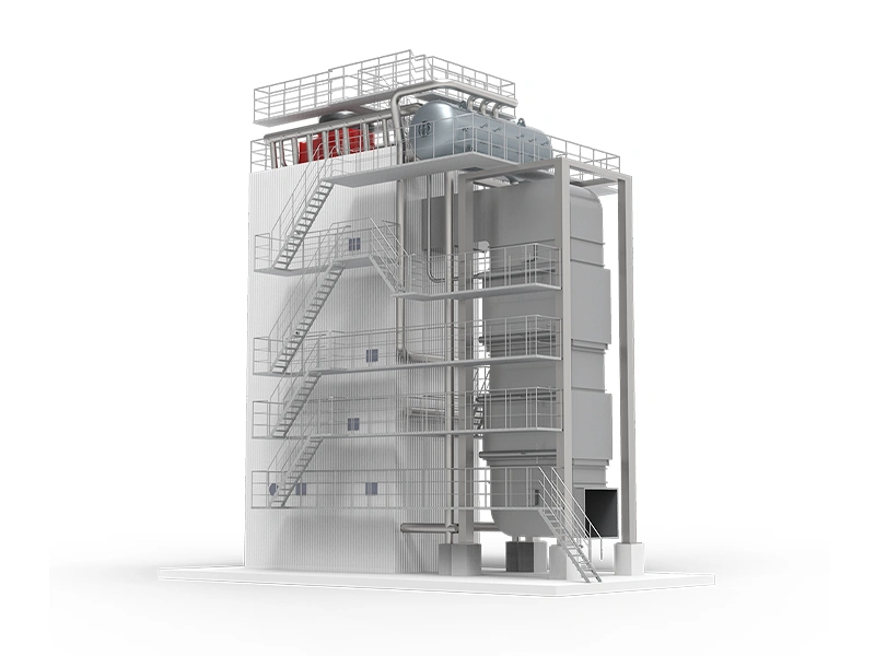 Corner tube boiler – vertical