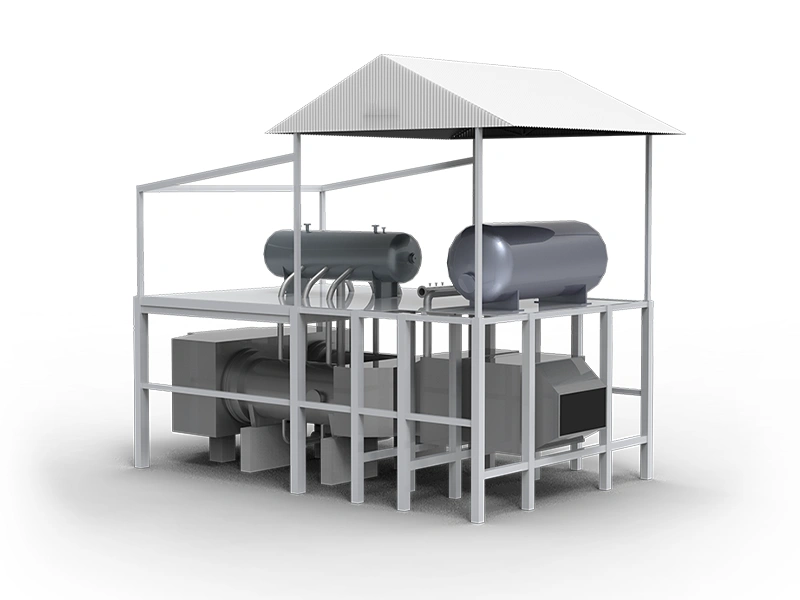Waste heat boiler – horizontal
